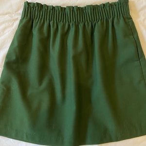 J. Crew Sidewalk Skirt - green size 8